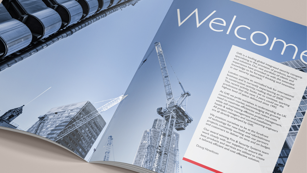 G4S Brochure design for print